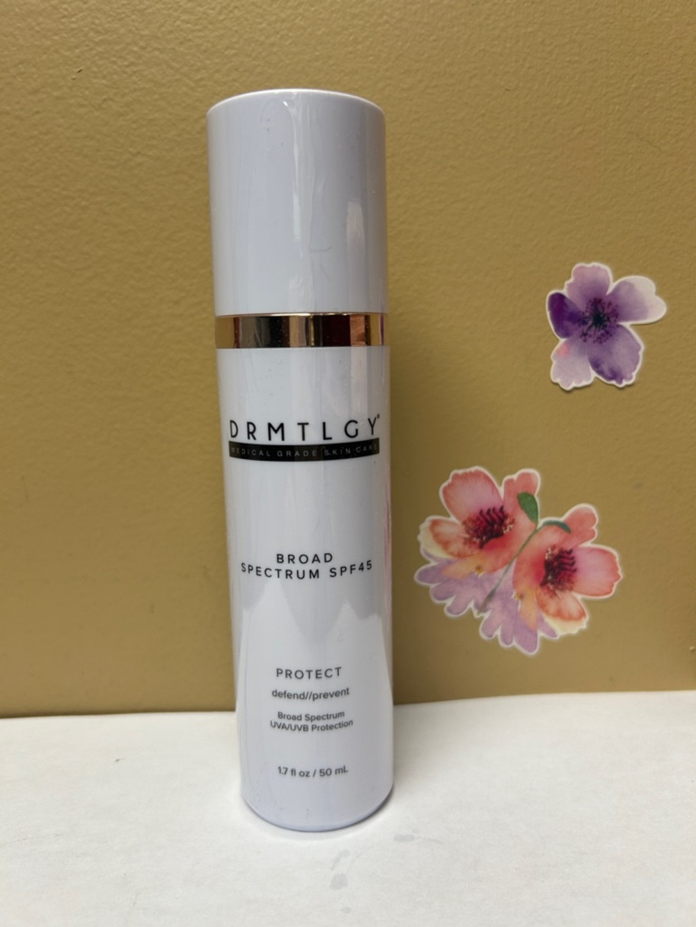 DRMTLGY Broad Spectrum SPF45 Protect Sunscreen - 1.7 fl oz